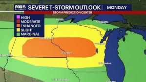 Wisconsin severe weather risk: Rounds of heavy rain, strong storms