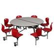 Midwest Folding Products Cafeteria Tables Portable Stages at