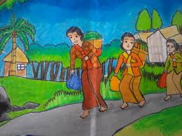 Hasil gambar untuk contoh gambar seni lukis