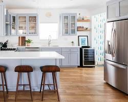 Image of small but functional California kitchen