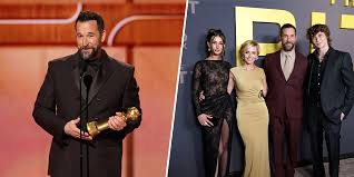 Noah Wyle Celebrates Golden Globe Win Alongside 'Best Dad' Trophy; 'The Pitt' Wins Big