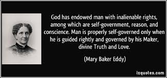 God has endowed man with inalienable rights, among which are self ... via Relatably.com