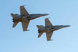Two Swiss F/A-18 jets cause sonic booms over central Switzerland