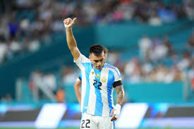 Lautaro Martinez representing Argentina