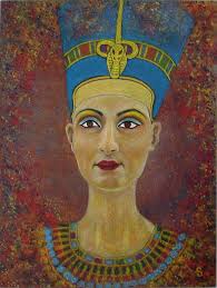 Nefertiti by Silvia Gold - Nefertiti Painting - Nefertiti Fine Art Prints and Posters for Sale - nefertiti-silvia-gold