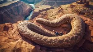 Behold the desert’s massive serpent-like formation, mesmerizing isn’t it? n
