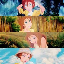 Jane Porter - How her hair changes as she adapts to life in the ... via Relatably.com