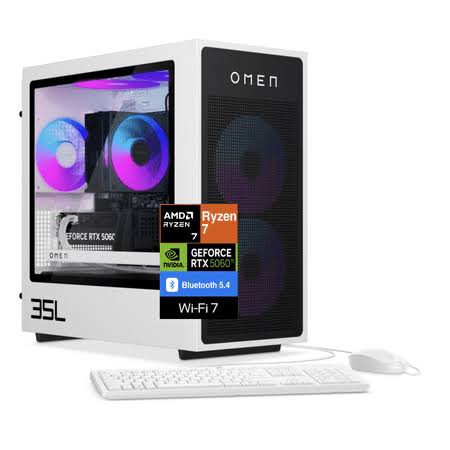 HP OMEN 35L Gaming Desktop AMD Ryzen 7 8700F 2024