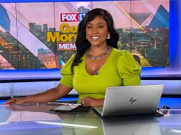 News Journal graphic depicting a television studio setting with a blurred figure at an anchor desk.