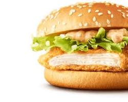 マクドナルド チキンフィレオの画像