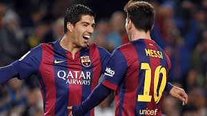 Image result for pics of messi and suarez