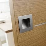Poignes encastres et affleurantes pour portes coulissantes