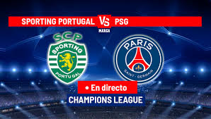Sporting - PSG en directo | Champions League hoy en vivo
