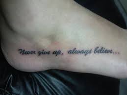 Inspirational Quotes About Life Tattoos. QuotesGram via Relatably.com