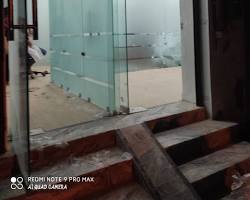 shopfront with safety glass