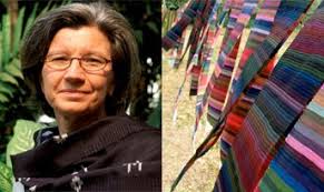 AsiaStore Sale Event: Carol Cassidy and Woven Silks of Laos. Carol Cassidy and Woven Silks of Laos. Designer Carol Cassidy (L) is the founder of Lao ... - Signage_image