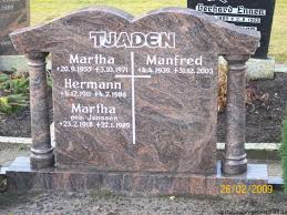 Grab von Manfred Tjaden (04.04.1939-31.12.2003), Friedhof Brockzetel