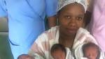Medical staff praised pre-term triplets