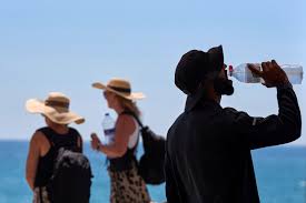 Varning för 45 grader i Spanien