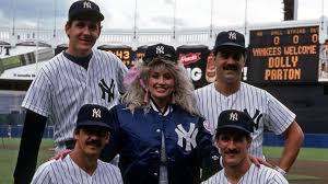Almost 40 years ago, Dolly Parton visited Yankee Stadium and showed off her swing