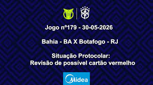 Análise do VAR: Bahia X Botafogo - 18ª Rodada do Brasileirão Série A 2026 - 30/05/2026