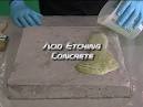 How to etch concrete with muriatic acid