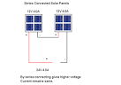 How do I connect two solar panels in series? - Electrical