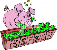 Image result for pig with money