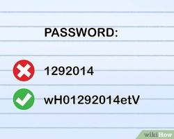 Imagem de Example of a strong password