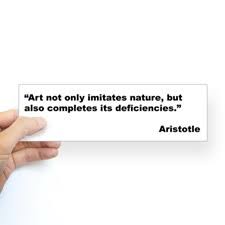 Aristotle Quotes Bumper Stickers | Car Stickers, Decals, &amp; More via Relatably.com