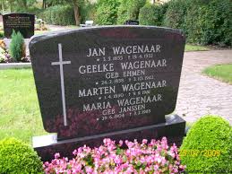 Grab von Jan Wagenaar (03.05.1855-19.04.1932), Friedhof Visquard - vi158