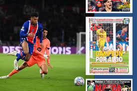 « Le champion a prouvé pourquoi il l'était » : la presse étrangère de nouveau conquise par le PSG après sa victoire contre le Barça en Ligue des champions — L'Équipe