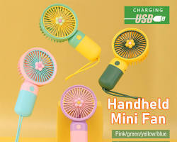 รูปภาพmini usb Fan พัดลมพกพา พัดลมมินิน้อง รุ่นใหม่สีสันสดใส พกพาสะดวก พัดลม พัดลมตั้งโต๊ะ พัดลมมือถือ  กว้าง