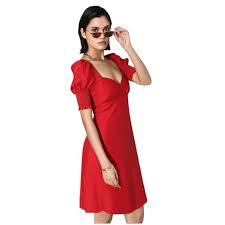 Price History of Tokyo Talkies Women Skater Red Mini/Short Dress from  Flipkart 2_140867278