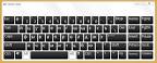 Clavier russe - clavier autocollant pour les claviers foncs