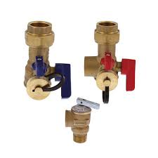 Tankless Water Heater Valve Service Kit, Brass at HPM ...