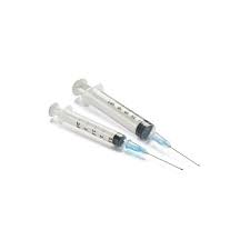 Nipro Luer Lock Syringe & Needle, 3cc x 22g x 1.5", BX 100