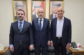 دیدار سه جانبه الصفدی، الشیبانی و باراک با موضوع تحولات سوریه