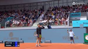 Dino Prizmic Upsets Ben Shelton at Mutua Madrid Open