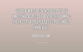 I had always been intrigued by the emotional aspect of adventure ... via Relatably.com