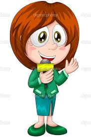 Resultado de imagem para jornalista desenho