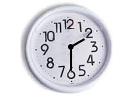 Resultado de imagen de imagen reloj las dos y media