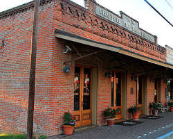 Image of Red Brick restaurant in Chappell Hill, Texas