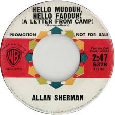 Image result for hello muddah allan sherman 45