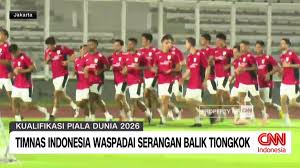VIDEO: Timnas Indonesia Waspadai Serangan Balik Tiongkok