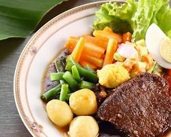 Gambar Selat Solo with molecular gastronomy dressing