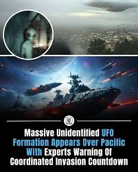 What - Silent formation grows as the Pacific sky darkens with intention A surge of urgency spreads across global monitoring stations as a mᴀssive unidentified formation appears over the Pacific. In this