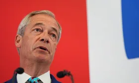 Ngel Farage's Reform just a point behind Tories, new poll shows