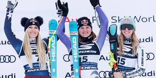 Emma Aicher Wins Tarvisio Super G as Lindsey Vonn Returns to Podium