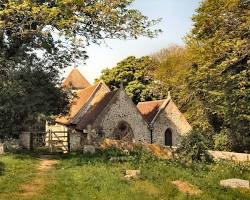 Image of St. Laurence's Church, Telscombe, East Sussex, England